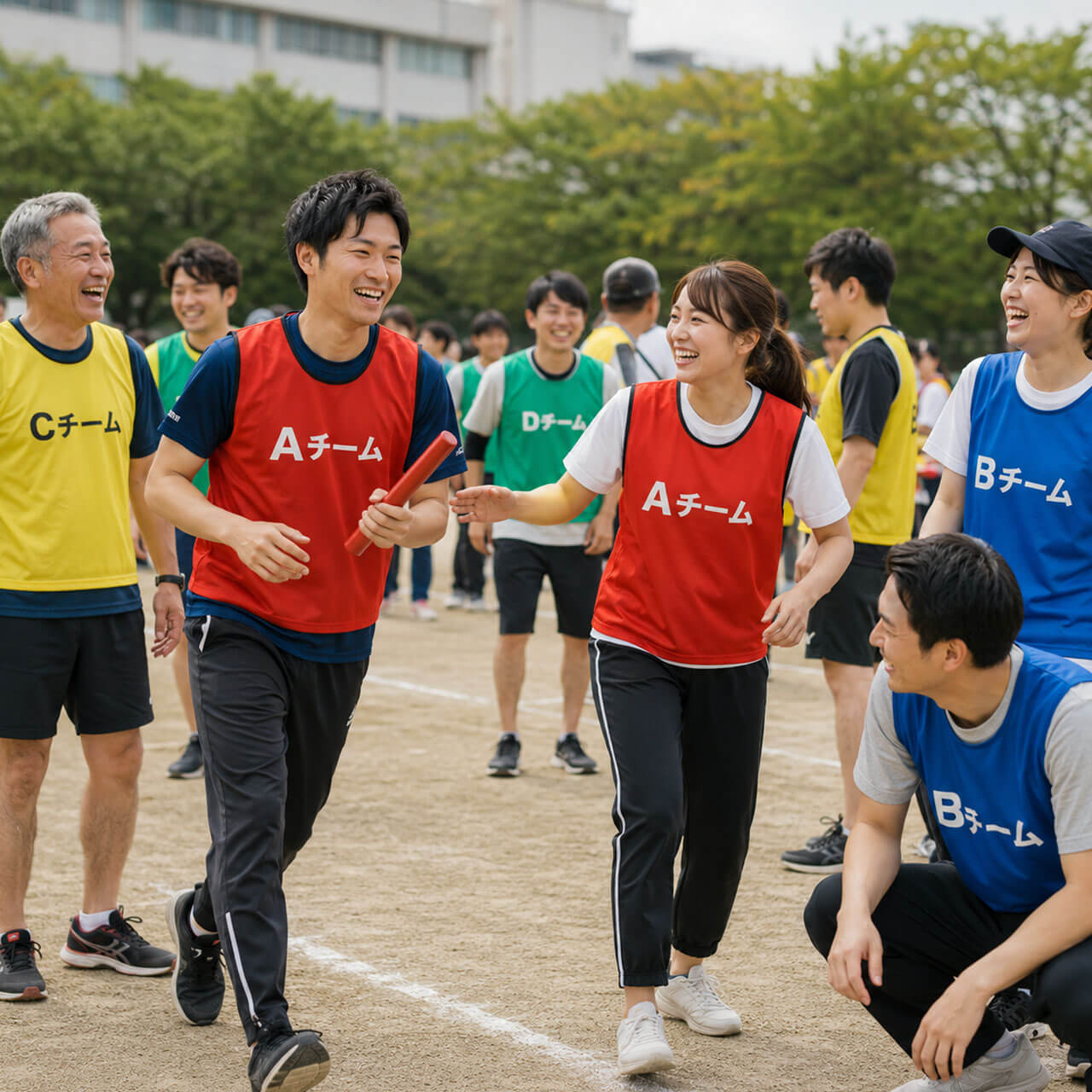社内運動会のチーム分けにはビブスがおすすめ