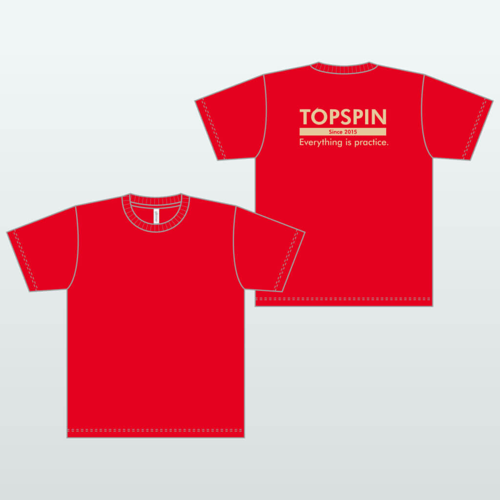 テニス練習用の半袖Tシャツ02